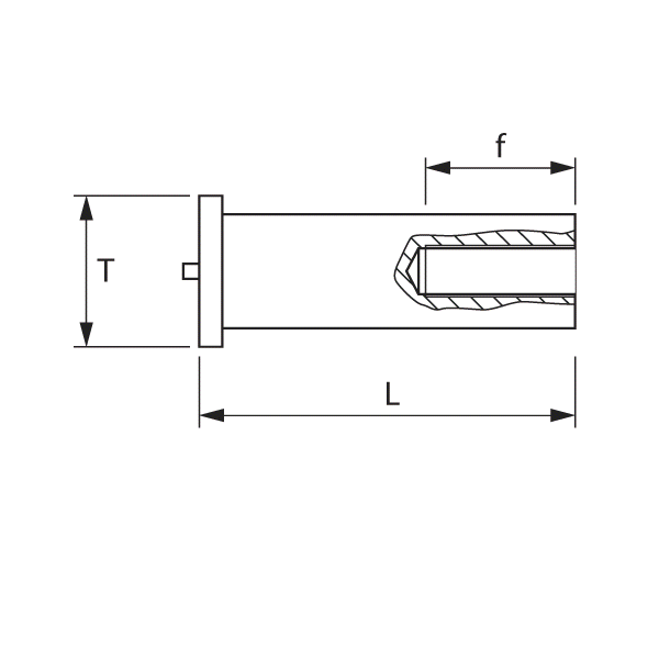 BFА-шпилька с внутренней резьбой из алюминия от интернет-магазина FIXIT ...